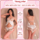 Bộ Đồ Ngủ Nữ 2 Dây Nữ Tính Honey Wear Đồ Ngủ Gợi Cảm, Phối Ren Cổ V Phối Ren B43