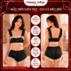 Đồ Ngủ Lụa Phối Ren Ngắn Hai Dây Gợi Cảm Honey Wear Đồ Ngủ Sexy Quyến Rũ B50