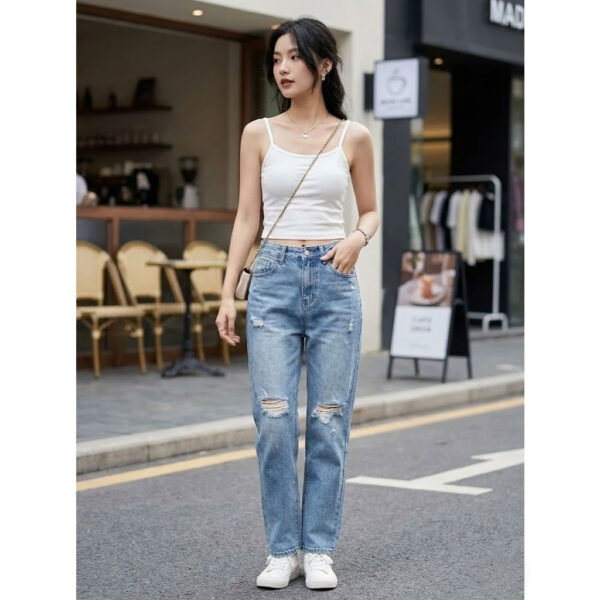 Ao Thun Croptop Hai Day 05 Áo Thun Croptop Hai Dây Cá Tính - Áo Dây Phong Cách Trẻ Trung Thể Thao Freesize 45kg