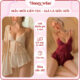 Bộ Đồ Ngủ Lụa 2 Dây Voan Honey Wear Đồ Ngủ Nữ Khóa Phía Trước Thoáng Mát Freesize B05