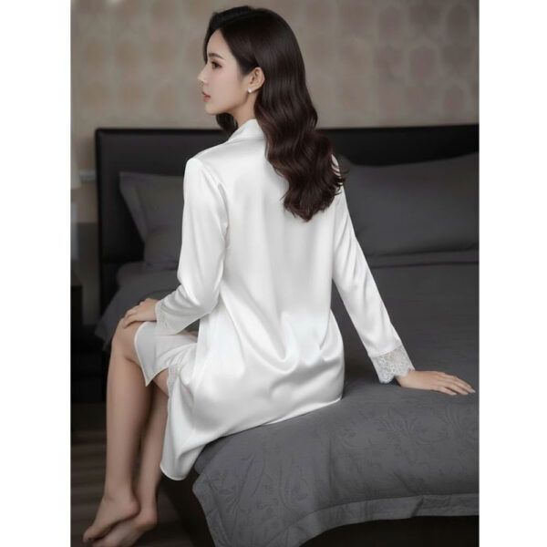 Dam Pijama Cv13 08 Đầm Pijama Quyến Rủ CV13 - Đủ Màu Áo Thiết Kế Phối Ren Cao Cấp, Váy Ngủ Thoáng Mát