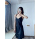 Váy Ngủ Lụa Satin Hai Dây Dáng Trơn Honey Wear Đầm Ngủ Nữ Dáng Suông Thoáng Mát Mặc Nhà A53