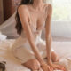 Vay Ngu Lua Sexy Phoi Ren Co V Xe Sau A76 05 Váy Ngủ Lụa Sexy Phối Ren Cổ V Xẻ Sâu Gợi Cảm Honey Wear Đầm Ngủ Lụa Mềm Mại Thoải Mái A76